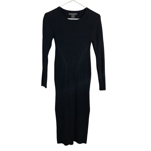 French Connection Dresses & Skirts - French Connection Black Long Sleeve Knit Dress